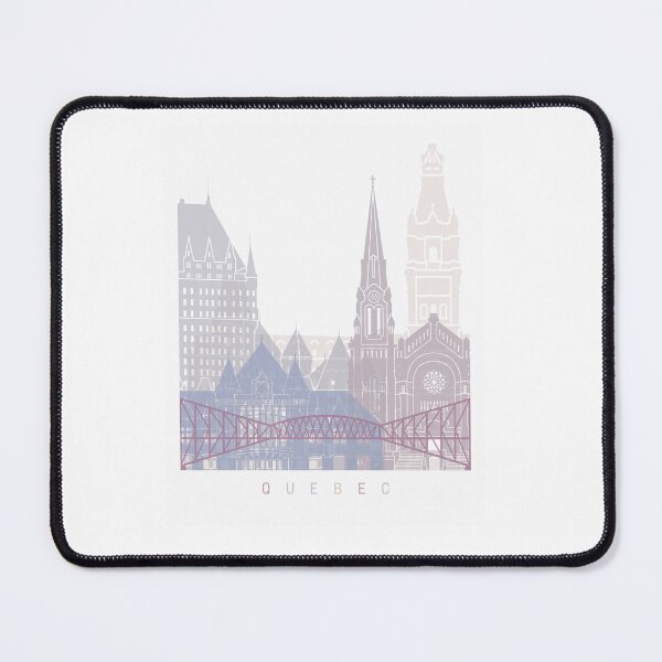 Item preview, QUEBEC SKYLINE POSTER PASTEL designed and sold by paulrommer.