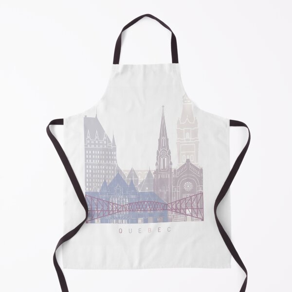 Item preview, QUEBEC SKYLINE POSTER PASTEL designed and sold by paulrommer.