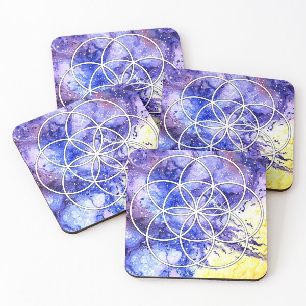 Item preview, Sacred Geometry - Seed Of Life - Cosmic art designed and sold by Handmaiduns.