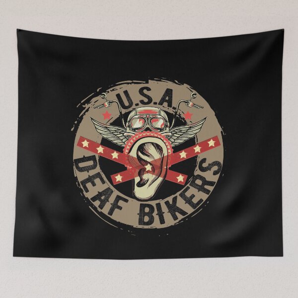 Item preview, Deaf bikers USA designed and sold by themoniae.