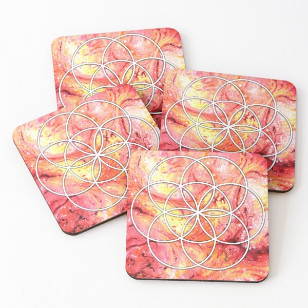Item preview, Sacred Geometry - Seed Of Life - Cosmic art designed and sold by Handmaiduns.
