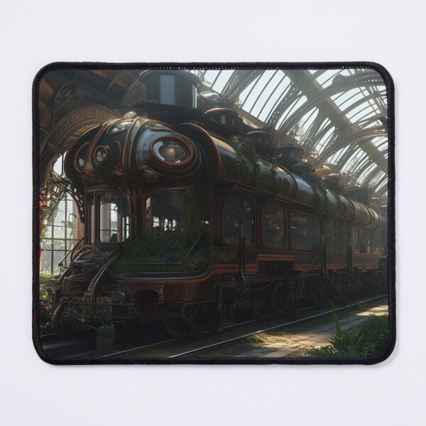 Item preview, Last Train to Nowhere : Abandoned Steampunk Trainstation designed and sold by ArcStormDesigns.