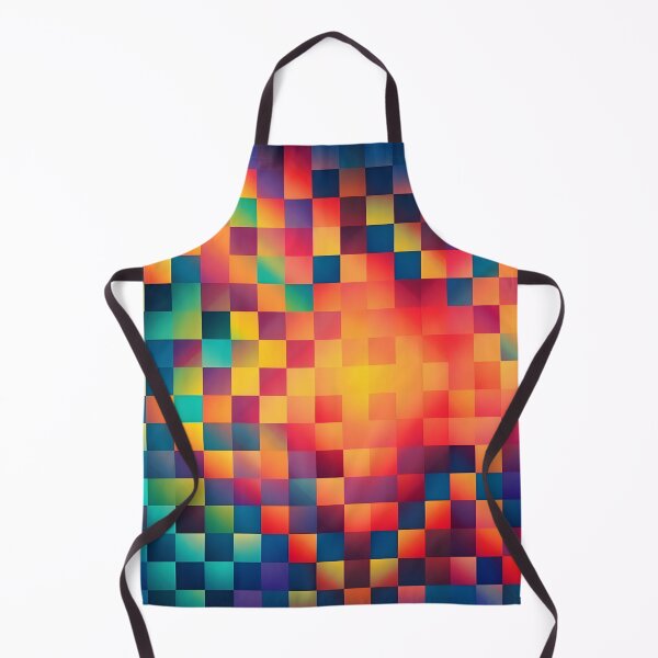 Item preview, Colorful Tile Checker Pattern designed and sold by PatternBestFan.