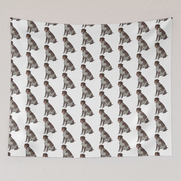 Item preview, German wirehaired pointer cute illustration  designed and sold by Yarafantasyart.