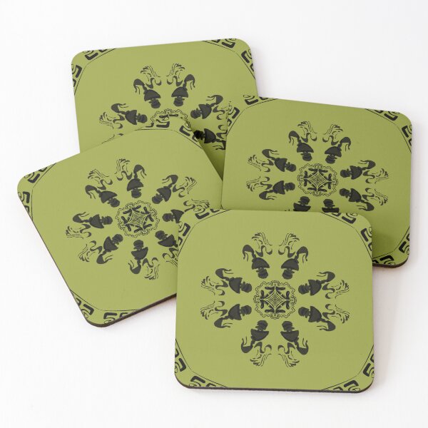 Item preview, Mandala design green gold  designed and sold by ccriquelme.