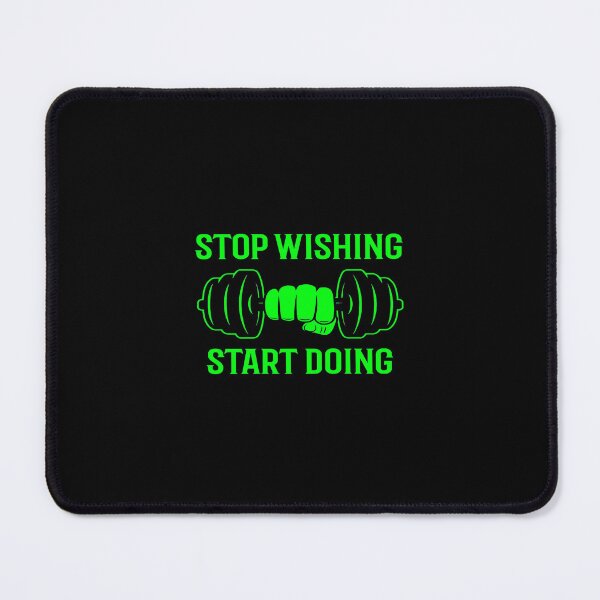 Item preview, STOP WISHING START DOING (GREEN) designed and sold by RUBYAL.