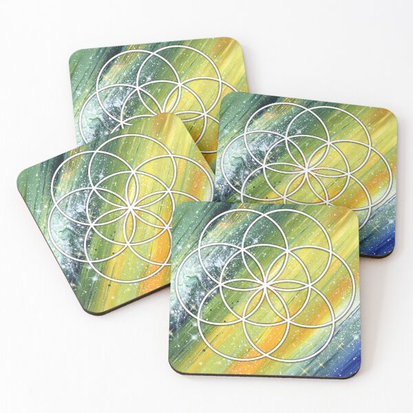 Item preview, Sacred Geometry - Seed Of Life - Cosmic art designed and sold by Handmaiduns.