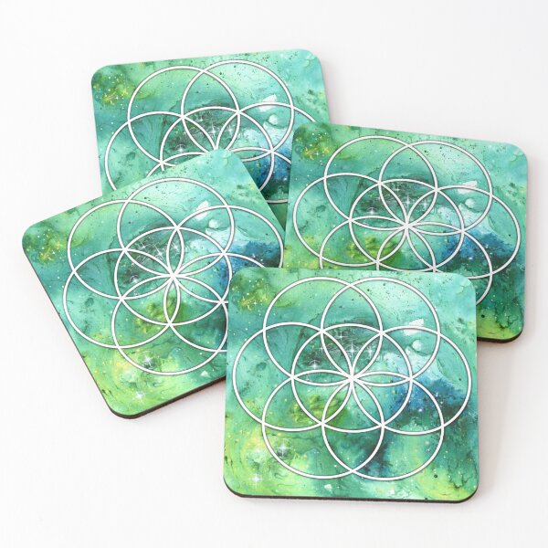 Item preview, Sacred Geometry - Seed Of Life - Cosmic art designed and sold by Handmaiduns.