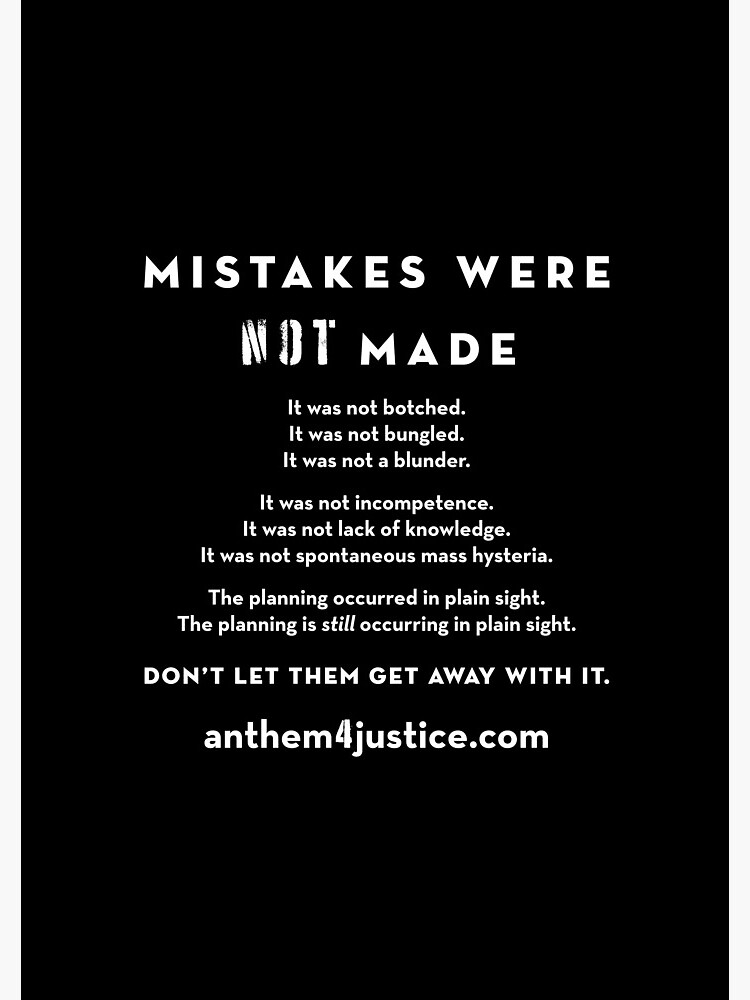 Thumbnail 3 of 3, Journal, Mistakes Were NOT Made: An Anthem for Justice (It Was Not Botched) designed and sold by margaretaalice.