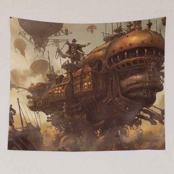 Item preview, Exploring the World of Brass and Steam : A Steampunk Concept Piece designed and sold by ArcStormDesigns.