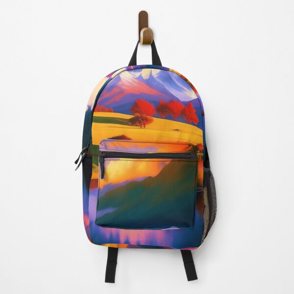 Item preview, The mountains  River Landscape Art  designed and sold by Tshirtstory.