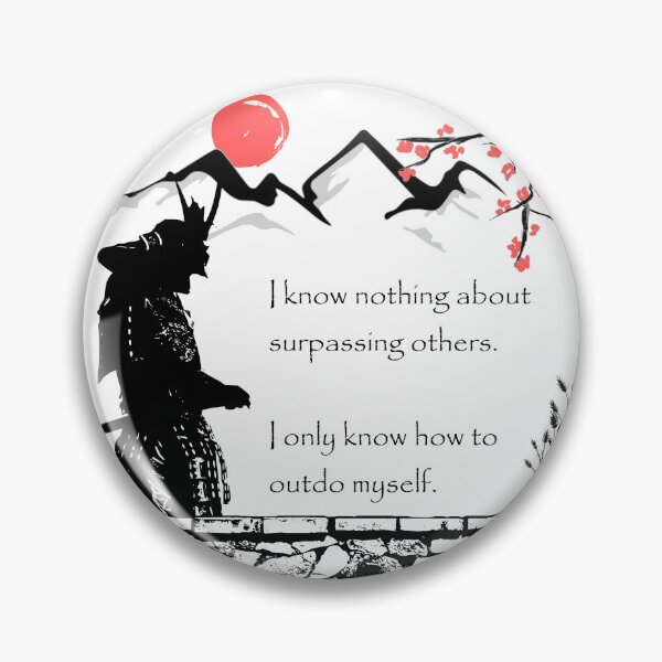 Item preview, Samurai Quote Inspirational Japan Warrior Success designed and sold by CreatDifference.