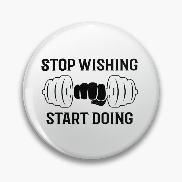 Item preview, STOP WISHING START DOING (WHITE) designed and sold by RUBYAL.