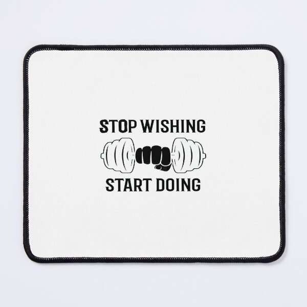 Item preview, STOP WISHING START DOING (WHITE) designed and sold by RUBYAL.