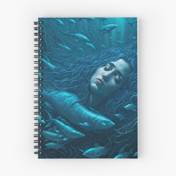 Item preview, mermaid in the deep designed and sold by Ink-Boulevard.