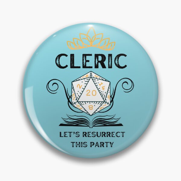 Item preview, Cleric - Let's resurrect this party designed and sold by InkStars.