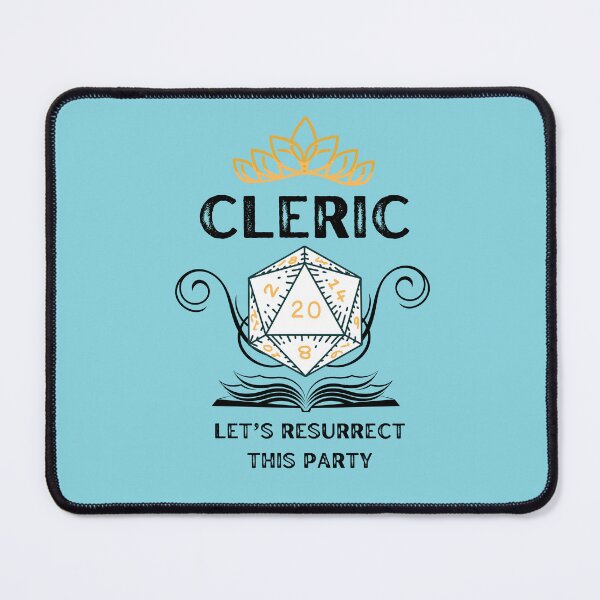 Item preview, Cleric - Let's resurrect this party designed and sold by InkStars.