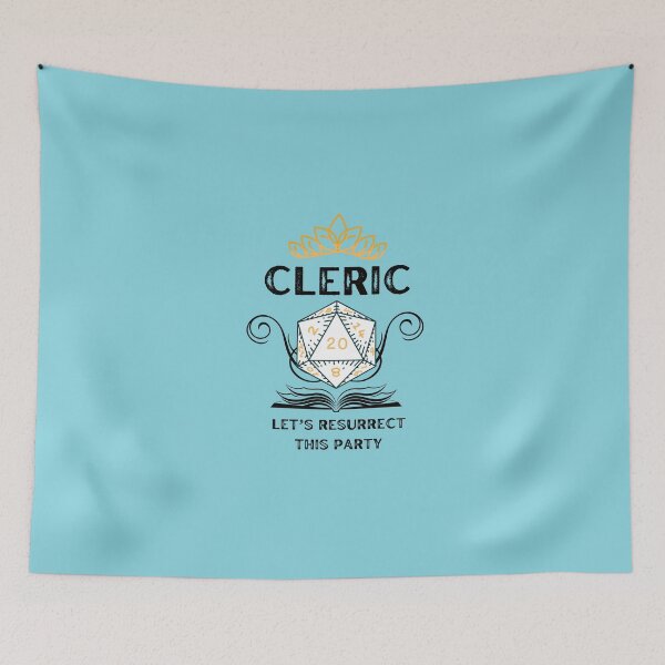 Item preview, Cleric - Let's resurrect this party designed and sold by InkStars.
