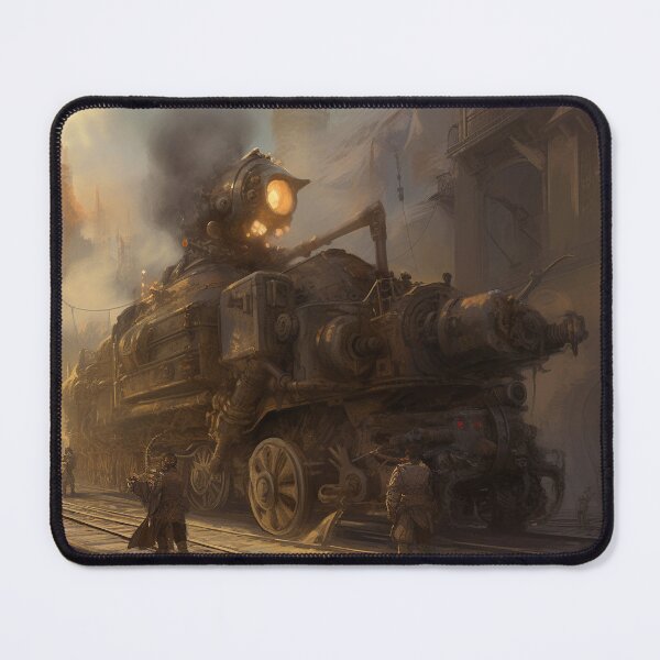 Item preview, Armoured Train : Steampunk Concept Art designed and sold by ArcStormDesigns.