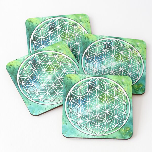 Item preview, Sacred Geometry - Flower Of Life - Cosmic art designed and sold by Handmaiduns.