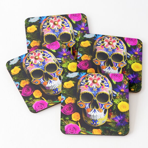 Item preview, BIKER STYLE MOTO FLOWER SKULL FASHION designed and sold by Mark Fischer.