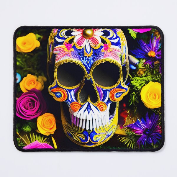Item preview, BIKER STYLE MOTO FLOWER SKULL FASHION designed and sold by Mark Fischer.