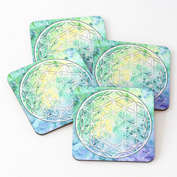 Item preview, Sacred Geometry - Flower Of Life - Cosmic art designed and sold by Handmaiduns.
