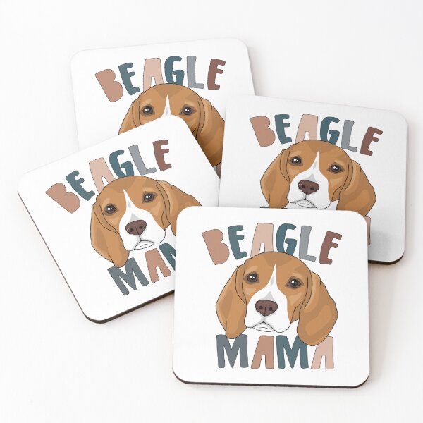 Artikelvorschau, Beagle Mama, Retro süß entworfen und verkauft von printify.