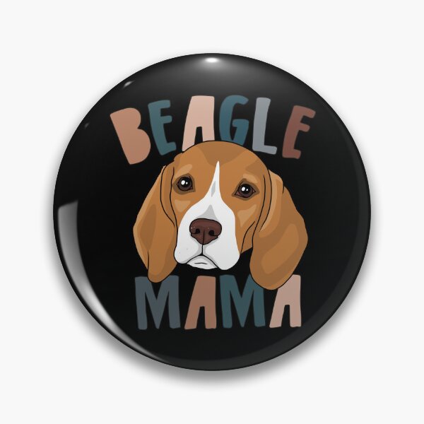 Artikelvorschau, Beagle Mama, Retro süß entworfen und verkauft von printify.
