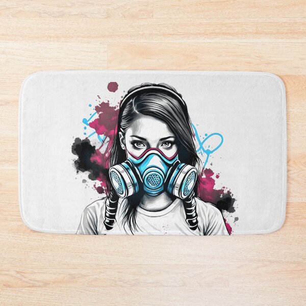 Item preview, Girl Wearing Mask Art  designed and sold by NTGUILTY.