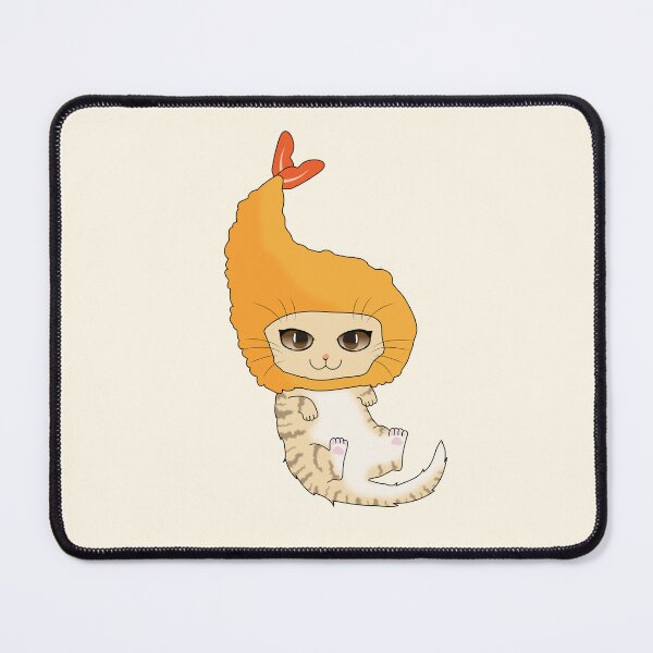 Item preview, Ebi Fry Fried Shrimp Cat designed and sold by akwl-design.