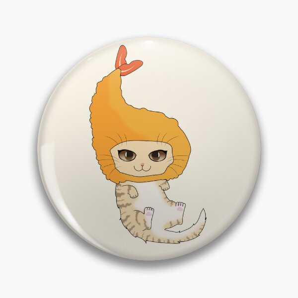 Item preview, Ebi Fry Fried Shrimp Cat designed and sold by akwl-design.
