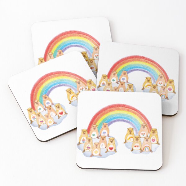Item preview, A rainbow of capybaras  designed and sold by umasharda.
