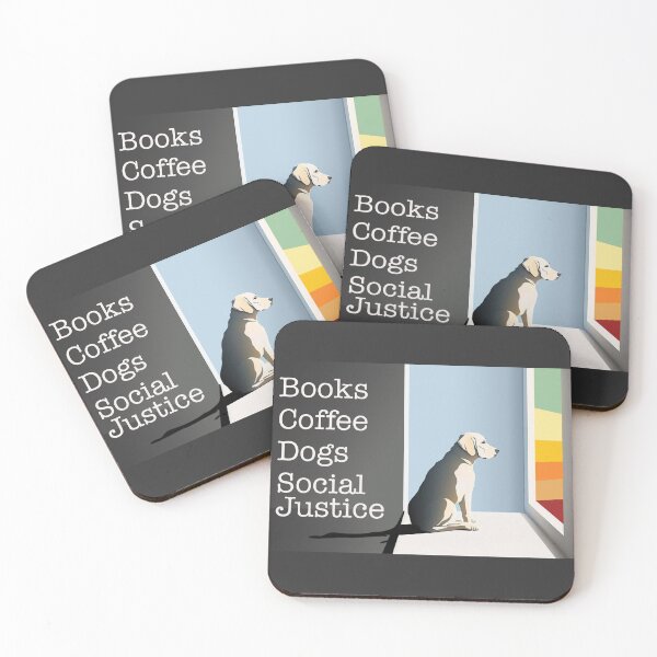 Item preview, Books, coffee, dogs and social justice designed and sold by viva121.