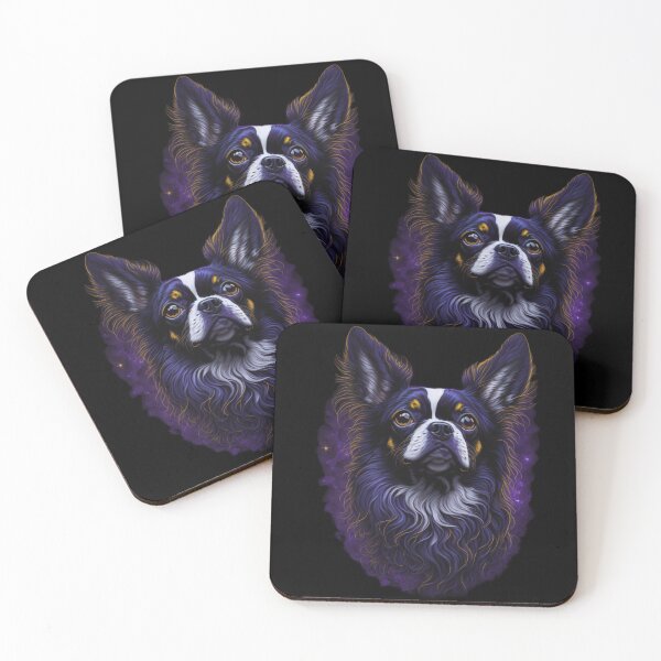 Item preview, Papillon Portrait designed and sold by AI-Pets.