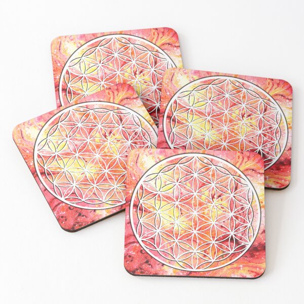Item preview, Sacred Geometry - Flower Of Life - Cosmic art designed and sold by Handmaiduns.