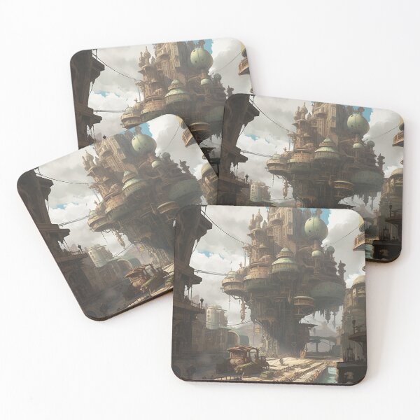 Item preview, Steampunk City Block - Concept Art designed and sold by ArcStormDesigns.