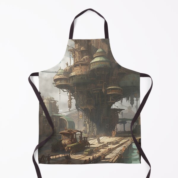 Item preview, Steampunk City Block - Concept Art designed and sold by ArcStormDesigns.