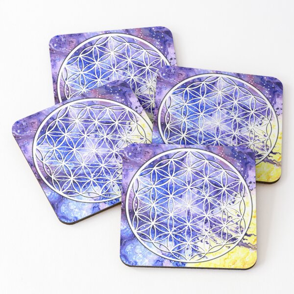 Item preview, Sacred Geometry - Flower Of Life - Cosmic art designed and sold by Handmaiduns.