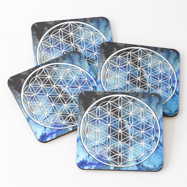 Item preview, Sacred Geometry - Flower Of Life - Cosmic art designed and sold by Handmaiduns.