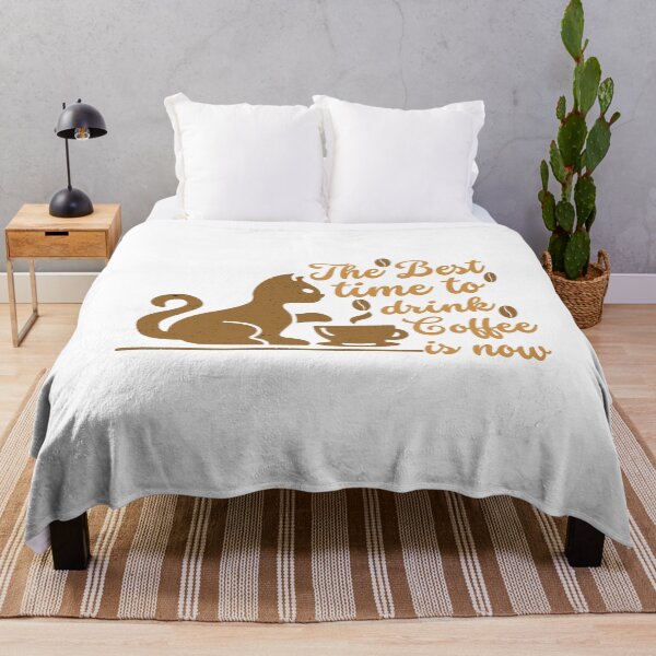 Item preview, The Best Time To Drink Coffee Is Now designed and sold by designerpriti.