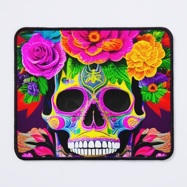 Item preview, BIKER STYLE MOTO FLOWER SKULL FASHION designed and sold by Mark Fischer.
