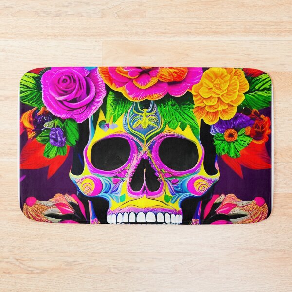 Item preview, BIKER STYLE MOTO FLOWER SKULL FASHION designed and sold by Mark Fischer.