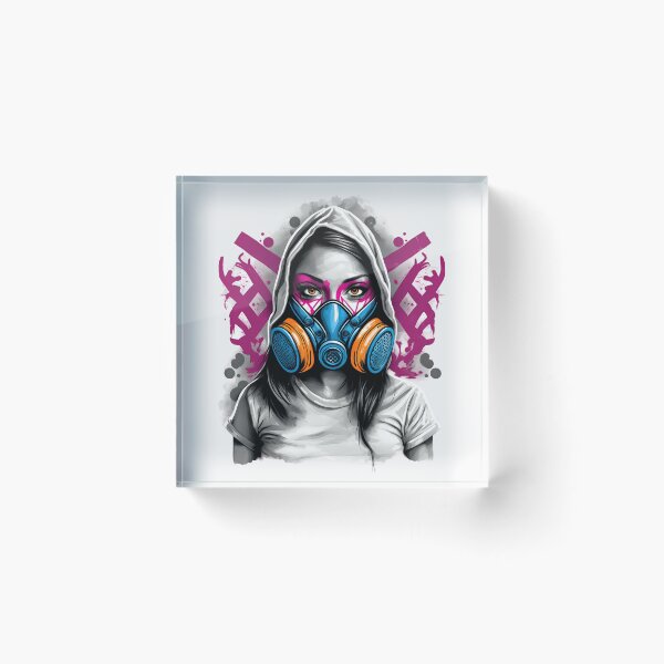 Item preview, Gasmask Girl Art  designed and sold by NTGUILTY.