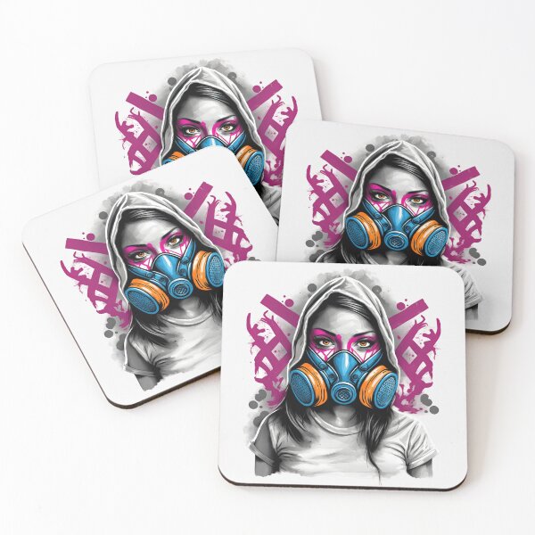 Item preview, Gasmask Girl Art  designed and sold by NTGUILTY.