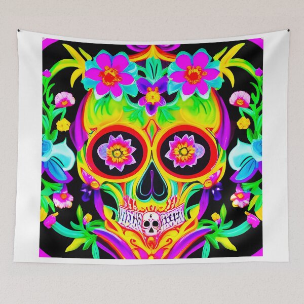 Item preview, BIKER STYLE MOTO FLOWER SKULL FASHION designed and sold by Mark Fischer.