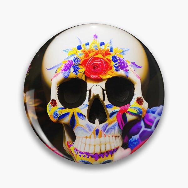 Item preview, BIKER STYLE MOTO FLOWER SKULL FASHION designed and sold by Mark Fischer.