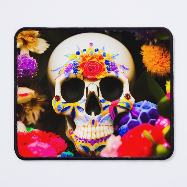 Item preview, BIKER STYLE MOTO FLOWER SKULL FASHION designed and sold by Mark Fischer.