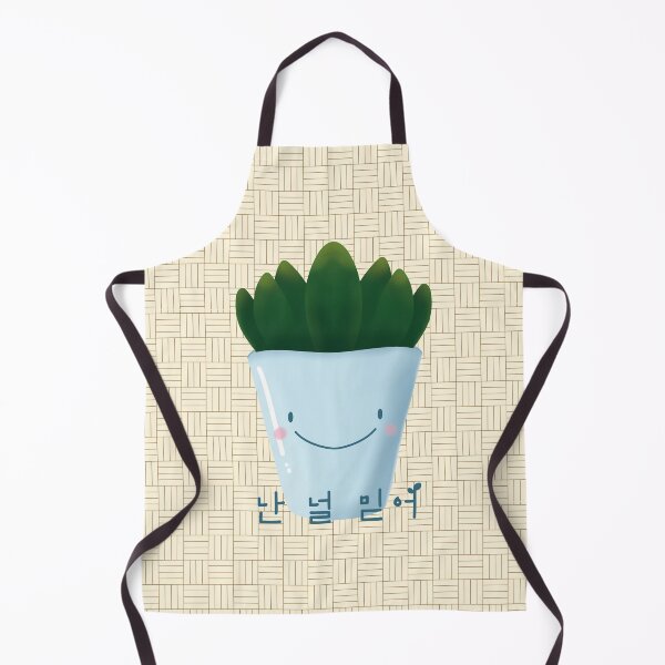 Item preview, Kawaii cactus with a sentence that says, "I believe in You" in Korean. designed and sold by Kimchi-style-.