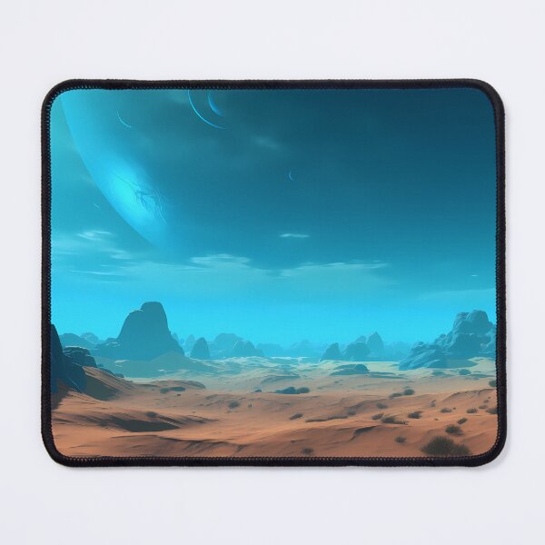 Item preview, The Azure Frontier: A Rocky and Otherworldly World Bathed in Blue Skies designed and sold by MonsterMatt87.